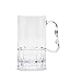 G.E.T. Shatter-Resistant Plastic Beer Mug/Stein, 10 Ounce, BPA Free, 0082-1-SAN-CL-EC (Set of 4) , C/lear