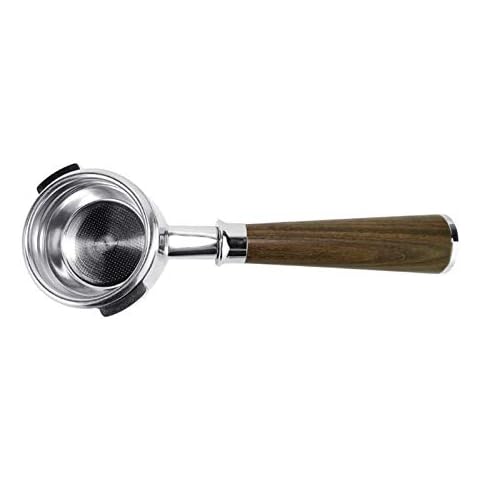XIAORUI Bottomless Portafilter Coffee Bottomless Portafilter Group-head 58MM Coffee Machine Solid Wooden Handle Double-layer Filter (Color : 4) Cover