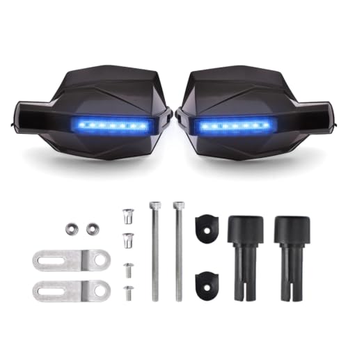 Protège-mains de moto Suzuki 650 finition premium avec signalisation - 3