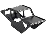 Upgrade RC Carbon Fiber LCG Chassis Frame Body Kit, MEUS RACING 1/24 Rocks Cage Body Shell Set RC Re
