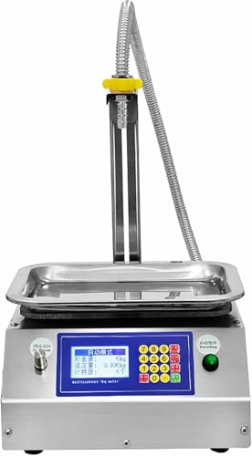 NYTFHMS Liquid Filling Machine, Special for Oil, Stainless Steel Fluids, 12 L/Min, 0.02-10 Kg, for Peanut Oil, Motor Oil, Edible Oil, Etc
