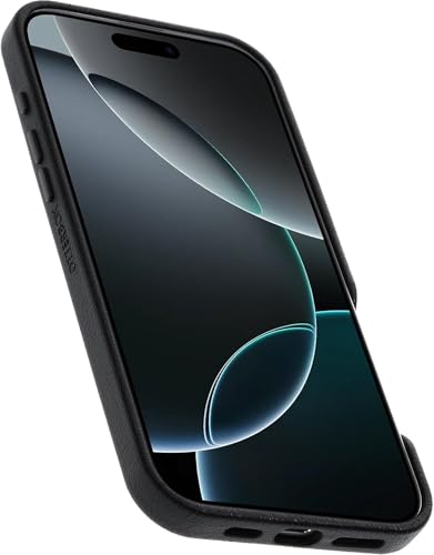 Coque iPhone 16 Pro Max OtterBox cuir noir avec câble USB-C - 5