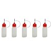 5pcs x Empty Plastic Squeezable Liquid Dropper Filling Bottles E-Juice Needle Tip LDPE (10ml)
