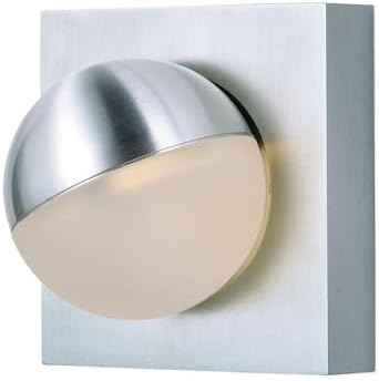ET2 Alumilux Majik - 4.25 Inch 4W 1 LED Wall Sconce-Satin Aluminum Finish