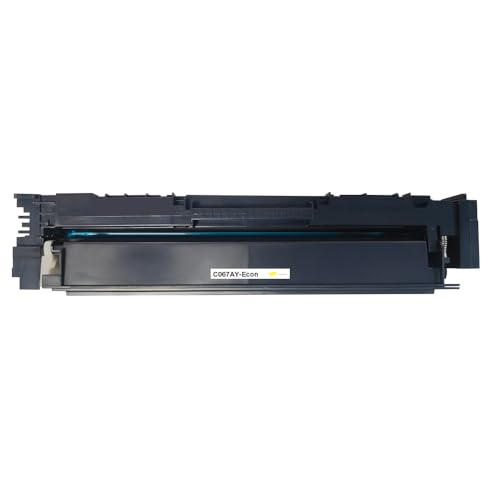 Toner compatible Canon 067H jaune pour remplacer la cartouche MF651Cw vide