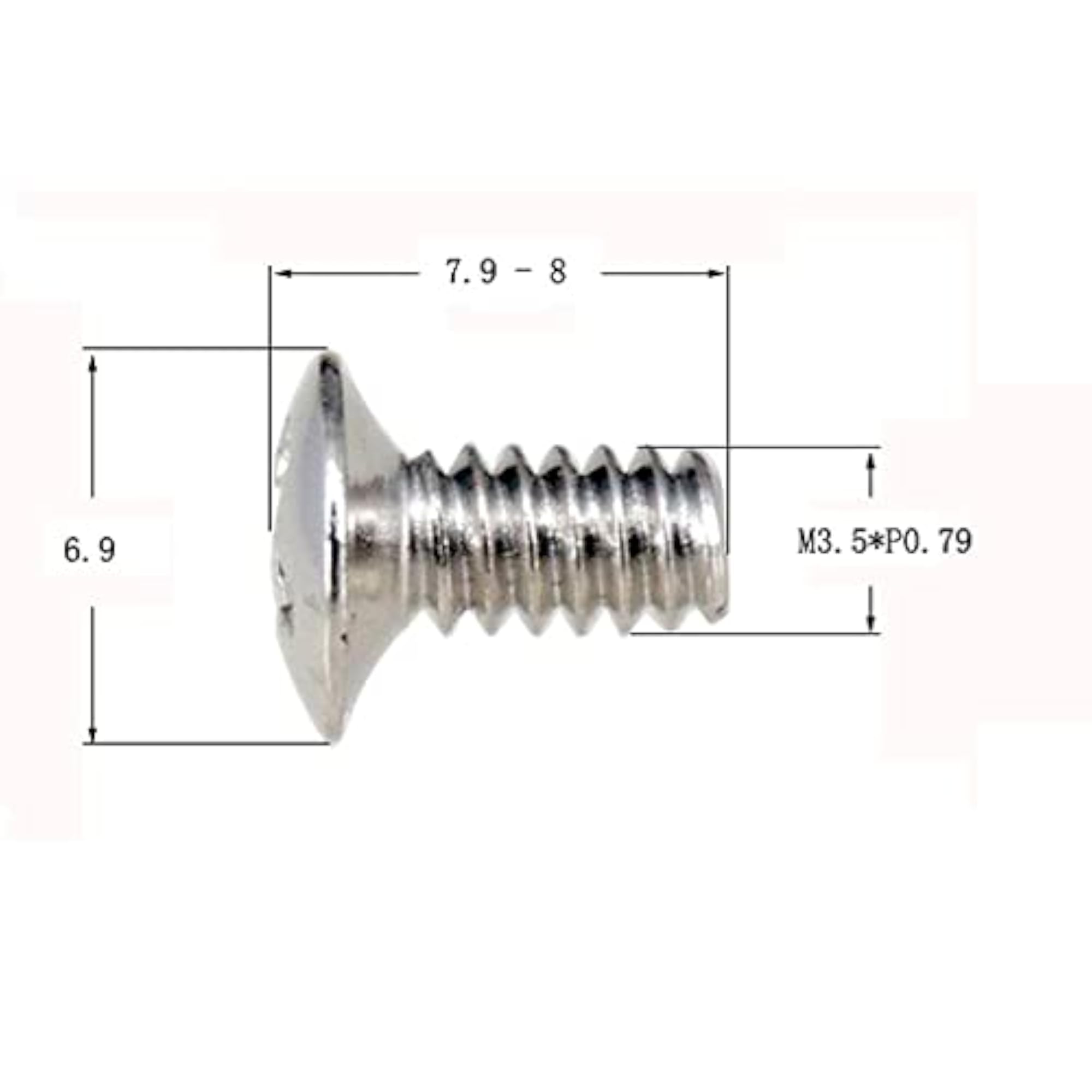 10Pcs Guitar Switch Fixed Screws and Nuts