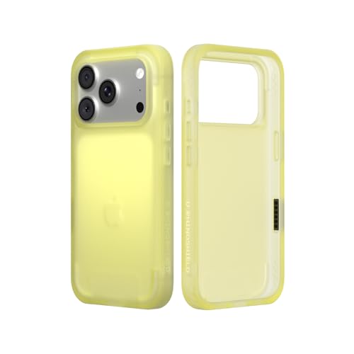 Coque antichoc iPhone 17 Pro RhinoShield SolidX jaune protection militaire