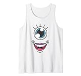 Photo Gallery divertente mostro spaventoso bulbo oculare faccia halloween canotta Photo Gallery divertente mostro spaventoso bulbo oculare faccia halloween canotta