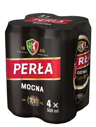 Perla Mocna Beer Cans I 500ML I Alcoholic volume 7.1% I Pack of 4