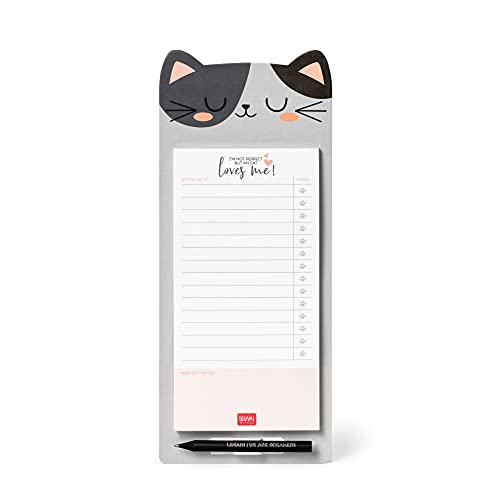 Legami Don't Forget Bloc-notes magnétique 11 x 28 cm Kittens