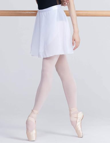 Image of Daydance Girls Women Sheer Ballet Skirts Wrap Chiffon Over Scarf for Dancing