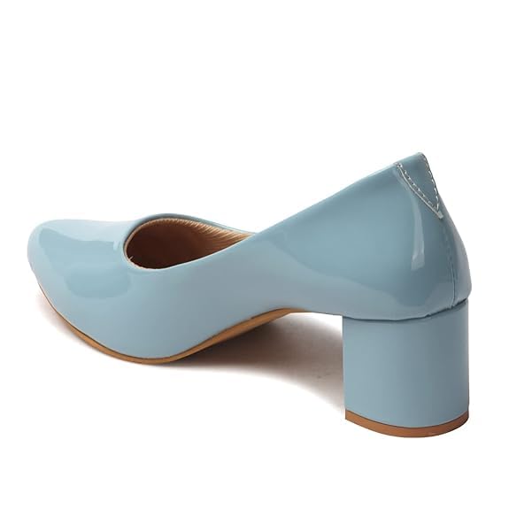 Image of Women's Beautiful Design Synthetic Leather Block Heel TPR Sole Sandal for Wedding Party & Festive