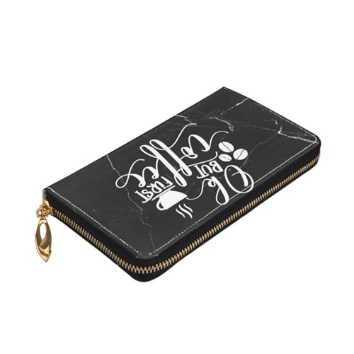 OK BUT First Coffee Wallet Card Bag4