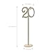 PIXNOR 1 to 20 Wooden Table Numbers with Holder Base for Wedding Party Decoration Pack of 20