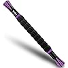 Muscle Roller Massage Roller Stick for Athletes, Help Reducing Muscle Soreness Cramping Tightness Leg Arms Back Calves Muscle Massager（Purple Black- 18 inch）