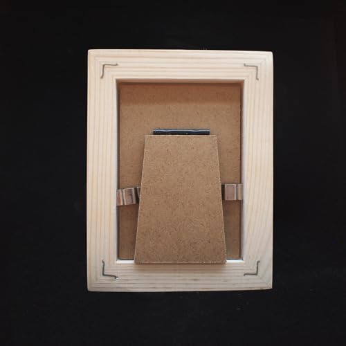 Image of 2x3 Picture Frames White. Solid Wood, Plastic Panel.The Protective Film Must be Removed.Window Opening 2x3 inch.