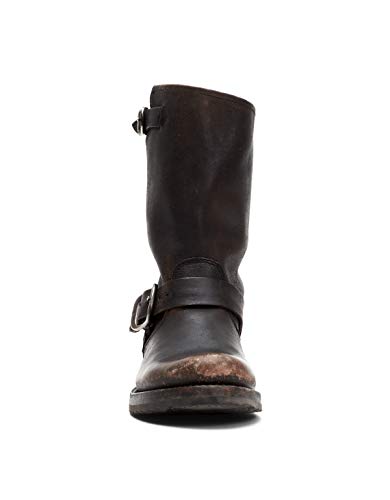Frye Veronica Short Boots For Women Made From Full-Grain Leather With Antique Silver Hardware, Goodyear Welt Construction, And Rubber Lug Soles – 6 ¾” Shaft Height, Black - 8M #TOP1