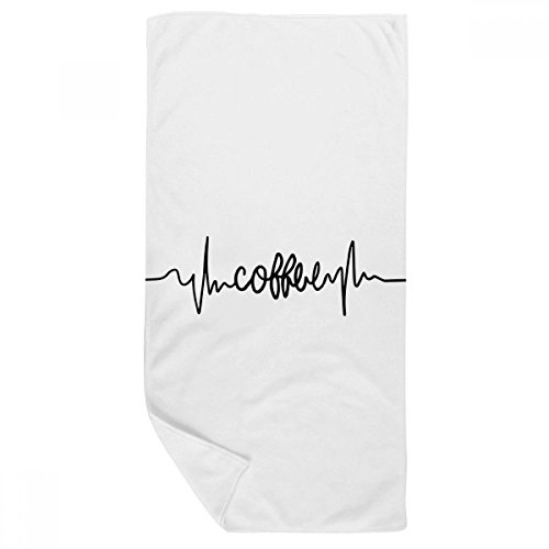 Serviette 35x70cm Café Citation compacte et absorbante