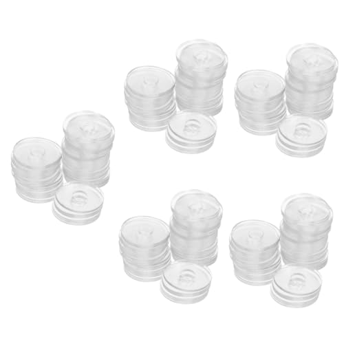 iplusmile 250piezas Arandelas Transparentes Para Tornillos y Manijas De Ducha Juntas De Vinilo Resistentes y Prácticas Para Reemplazo y Mantenimiento De Equipos