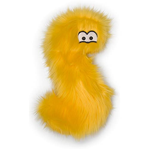 West Paw Rowdies Durable Plush Dog Toy With Hardytex, Geraldine, Lemon #TOP29