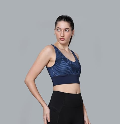 Image of XTEP Women Training Bra Top I Polyester Elastane Blend I Shield & Comfort Technology I Moisture-Wicking Support I Workout Wear