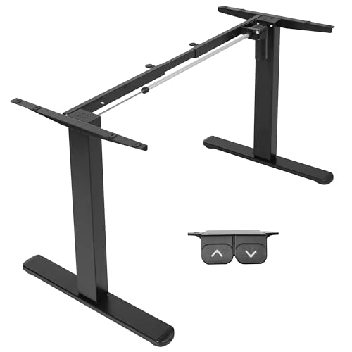 VIVO Electric Stand Up Desk Frame Workstation, Single Motor Ergonomic
