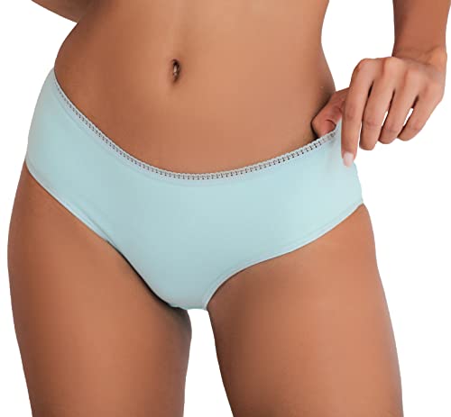 Image of Women Hipster Light Blue Panty (Elpmbcl1001 P) | ELGANTE ELPMBCL1001 P