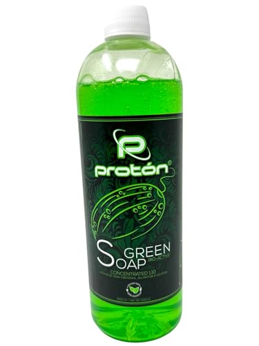 PROTON Green Soap Concentrado XXL 1 L para 10 litros – Jabón verde para tatuaje limpiar/limpiar – INKgrafiX® Alemania – Estudio profesional