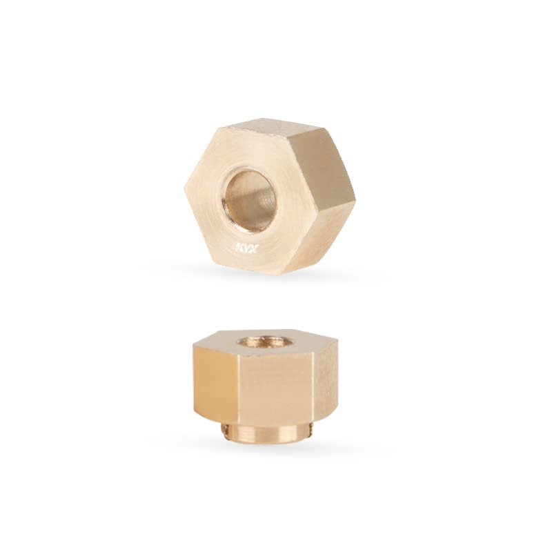 In Ottone Caster Blocchi C-hub 9g Per 1/18 RC Cingolato Auto