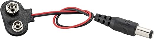 Connettore A Clip Per Batteria PP3 9V Tipo I Con Cavi Stagnati Da 150 Mm – Nero/Rosso, Perfetto Per Alimentazioni Sicure