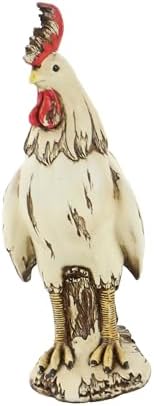Deco 79 58220 ポリッシュストーン雄鶏像 10 x 15インチ