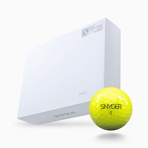 Snyder USA Prox Golf Balls - 5-Piece Construction Distance Golf