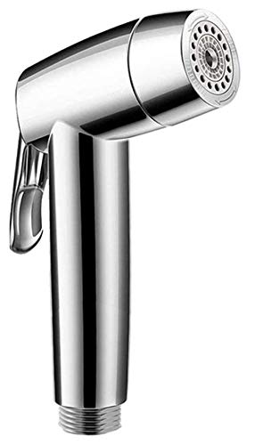 Sponsored Ad - Dual Mode Toilet Bidet Sprayer Head – Chrome Finish Handheld Bidet for Toilet & Bathroom Cleaning – Cloth Diaper Sprayer, Muslim Shower, Jet Spray – G1/2 Coupling
