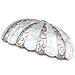 Schaub 854-MOP/PN Mother of Pearl Cup Pull, Mother of Pearl, Polished Nickel, 3" cc