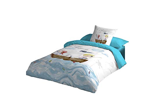 Montse Interiors Funda nórdica Niños Piratas Tacto Pétalo (Tresor, para Cama de 90x190/200 (Nórdico de 150))