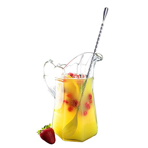 Mixing Spoon Stainless Steel Set of 2 Professional Cocktail Bar Tool (12 Inches) Japanese Style Teardrop End Design