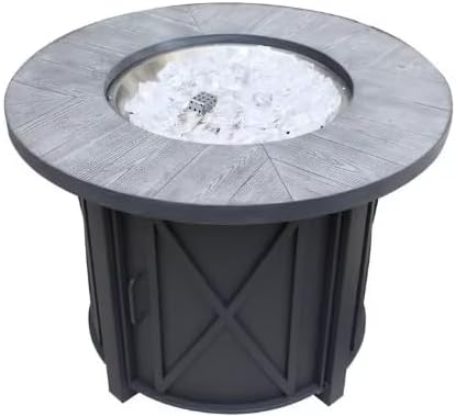 Generic FPC-C-02,18 inch Round Drop-in Fire Pit Pan, Stainless Steel Fire Pit Burner Kit, Propane Gas Fire Pan, FPC-C-02-Burner