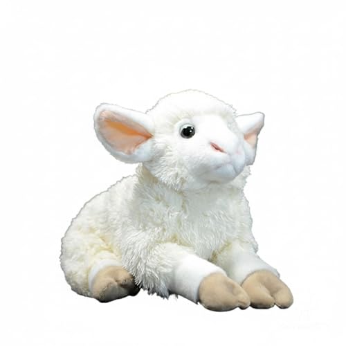 Wyvix Peluche de Oveja Realista: Suave Cordero 25 cm for y decoración Infantil