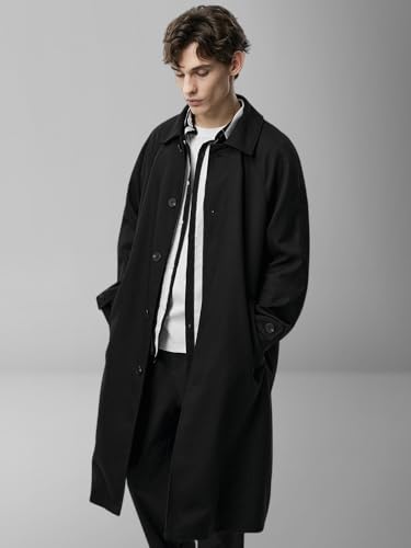 Trench long pour homme idéal pour vos sorties d'automne en look décontracté