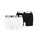 Produktbild PUMA Herren 2er Pack Boxers Unterhose Boxershorts Komfort Weiß/Schwarz M