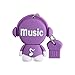 PenDrive Usb Flash Drive Disco USB Chiavette USB 2.0 Alta Velocità Creatività Gel Di Silice Musicista Bambola Chiavetta USB Da 4 A 128 GB Bello Portatile Regalo (64GB,D)