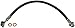 Dorman H620127 Front Passenger Side Brake Hydraulic Hose Compatible with Select Nissan Models