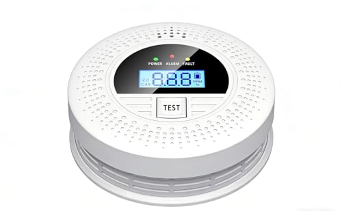 10-Year Long-Lasting Battery Smoke & CO Alarm Detector