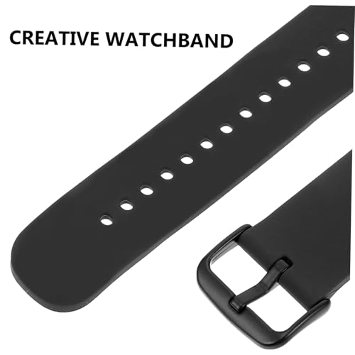 jojofuny 2 Pcs Watch Strap Athletic Wrist Tape Sports Wristbands Silicone Watch Band Silicone Wrist Watchband3