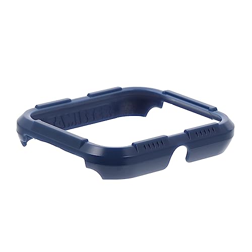 DECORNIJIA 1 Pieza Estuche rugerizado smartwatch smartwach Computer Case smarthwacht Mirar Oro Hora Mira el Caso de protección Marco de Reloj Ordenador Personal Blue