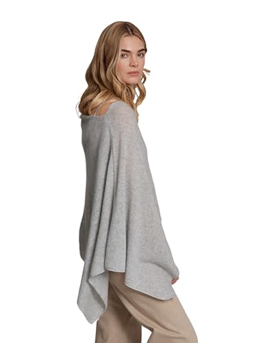 Image of CLAUDIA NICHOLE Womens 100% Cashmere Dress Topper - Cashmere Poncho Wrap