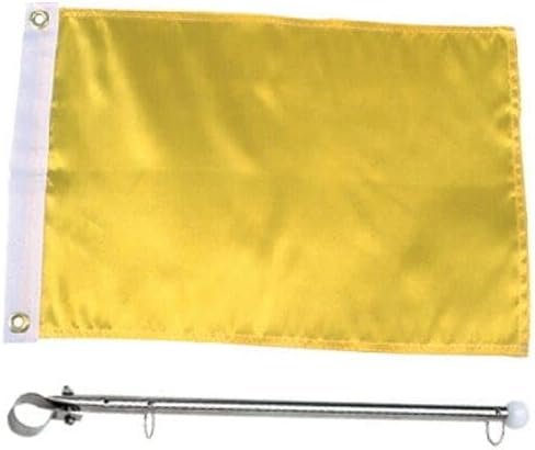 50782615077001 12 x 18 Solid Port Mount Flag Kit for Boats - Flag & Pole 50-78261 50-77001