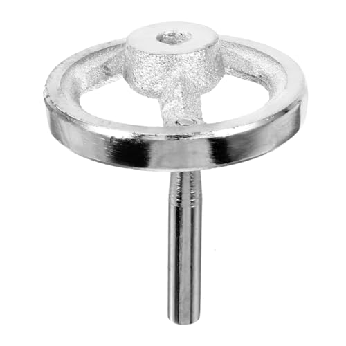 OSOLADY Crank Handle Handwheel for Lathe Carbon Steel Revolving Knob Edge Design Easy to Install Versatile for Machine Tools and Industrial Applications