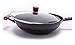 wok Wok casserole pan Couvercle en verre Maifan Pierre Wok pan avec poêler sans fumée Pan Général non-bâton