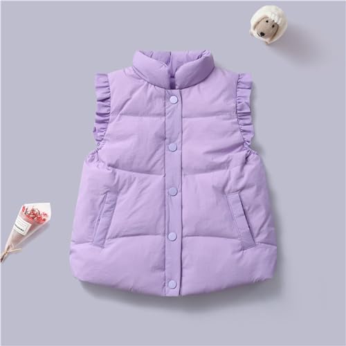 Baby Boy Girls Quilted Sleeveless Vest Jacket Lightweight Button down Outwear Puffer Jackets Snowsuit Winter Coat2